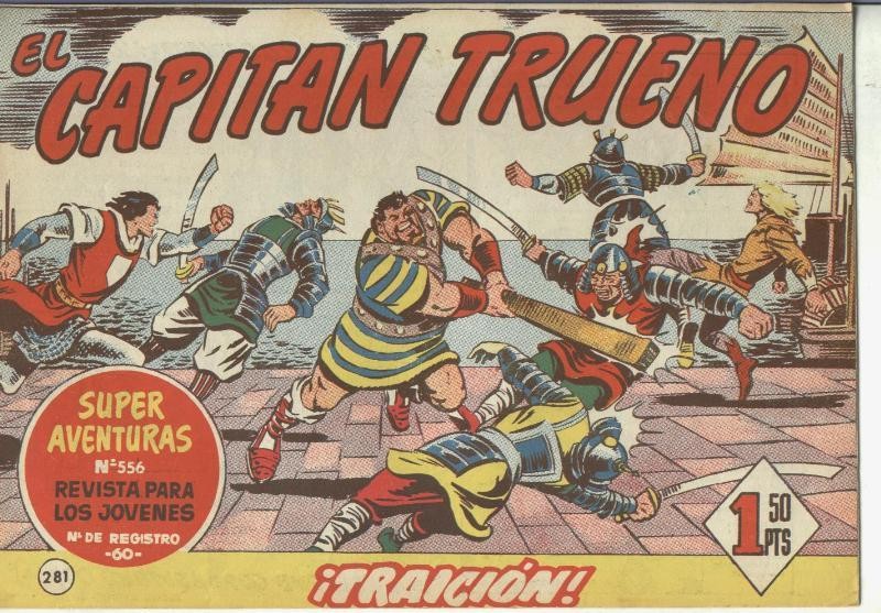 El Capitan Trueno original numero 281: Traicion