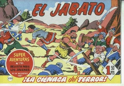 El Jabato facsimil numero 233: La cienaga del terror