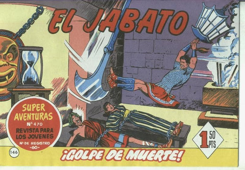 El Jabato facsimil numero 146: Golpe de muerte