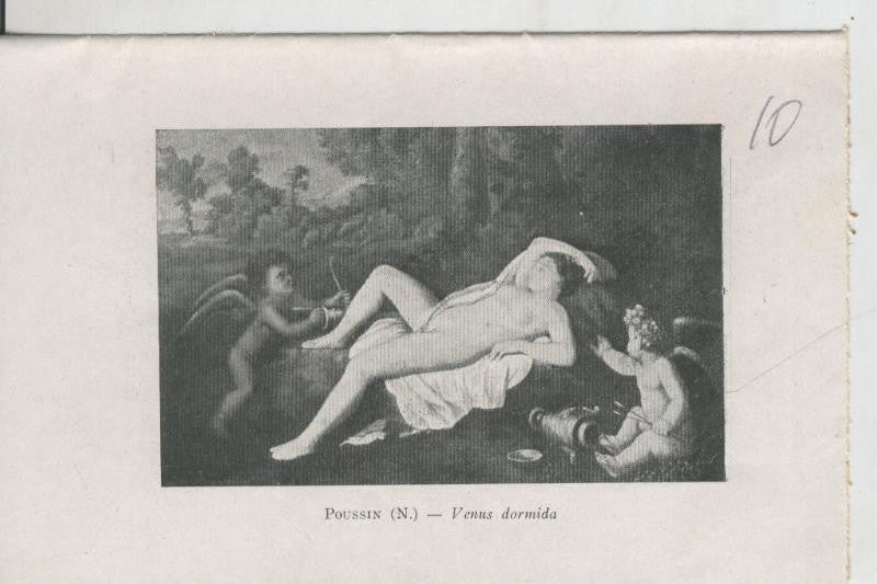 Poussin: Venus dormida