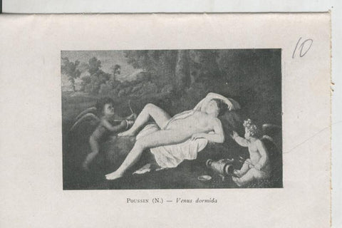 Poussin: Venus dormida