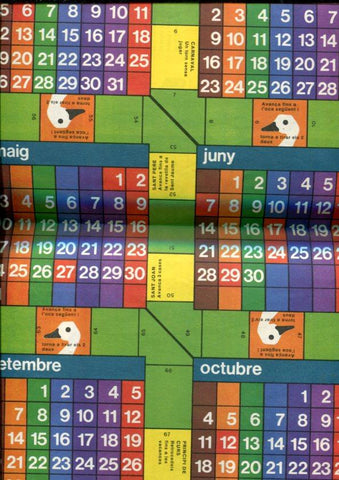 Cavall Fort juego de la oca, calendari 1976