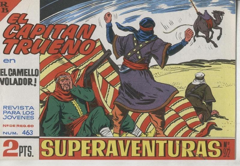 El Capitan trueno facsimil numero 463: El camello volador