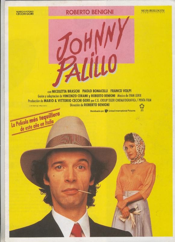 Caratula pelicula: Johnny Palillo