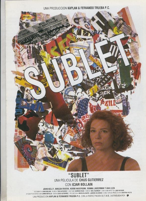 Caratula pelicula: Sublet