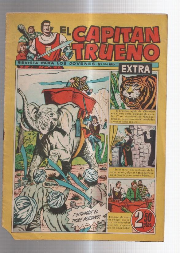 El Capitan Trueno extra numero 104: (numerado 2 en trasera)