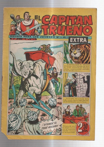El Capitan Trueno extra numero 104: (numerado 2 en trasera)