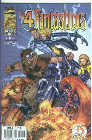 Los 4 Fantasticos Heroes Reborn numero 08: Lazos inquebrantables