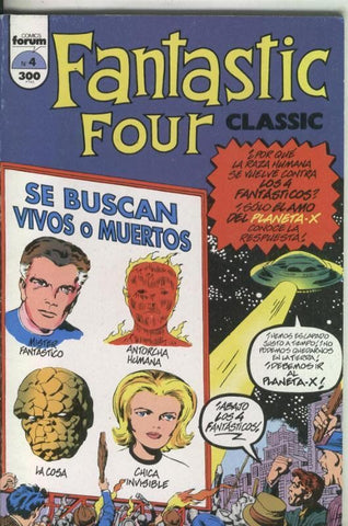Fantastic Four classic numero 04: Prisioneros de Kurgo