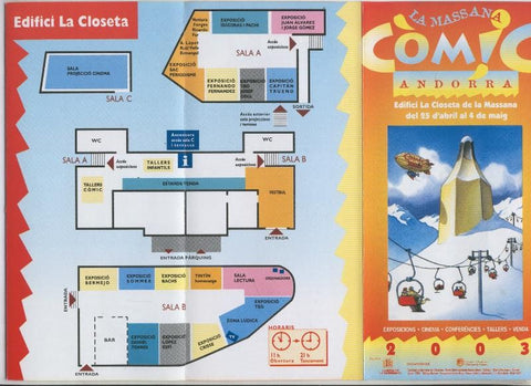 Triptico salon comic La Massana / Andorra 2003
