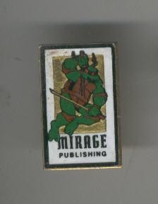 Pins: Mirage Publishing con Tortuga Ninja