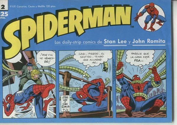 Spiderman tiras de prensa numero 02