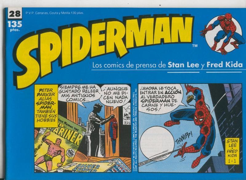 Spiderman tiras de prensa numero 28