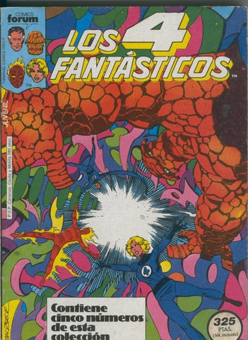 Los 4 Fantasticos volumen 1 retapado 031 al 035