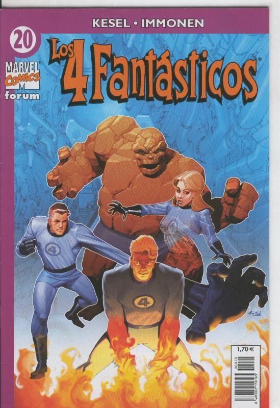 Los 4 Fantasticos volumen 4 numero 20 (subrayado parte del credito por dueño original)