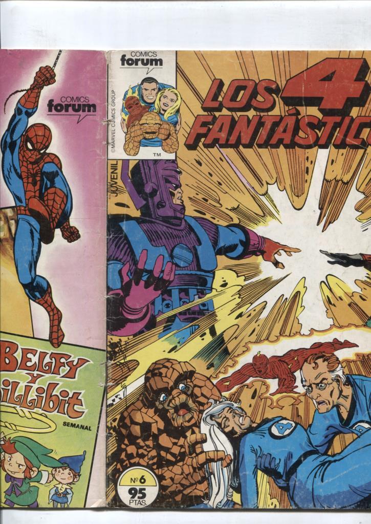 Los 4 Fantasticos volumen 1 numero 006: (numerado 2 en trasera)