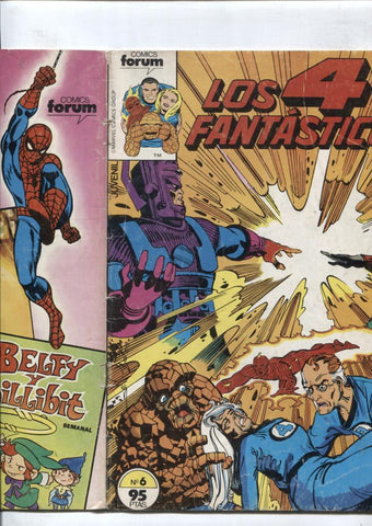 Los 4 Fantasticos volumen 1 numero 006: (numerado 2 en trasera)