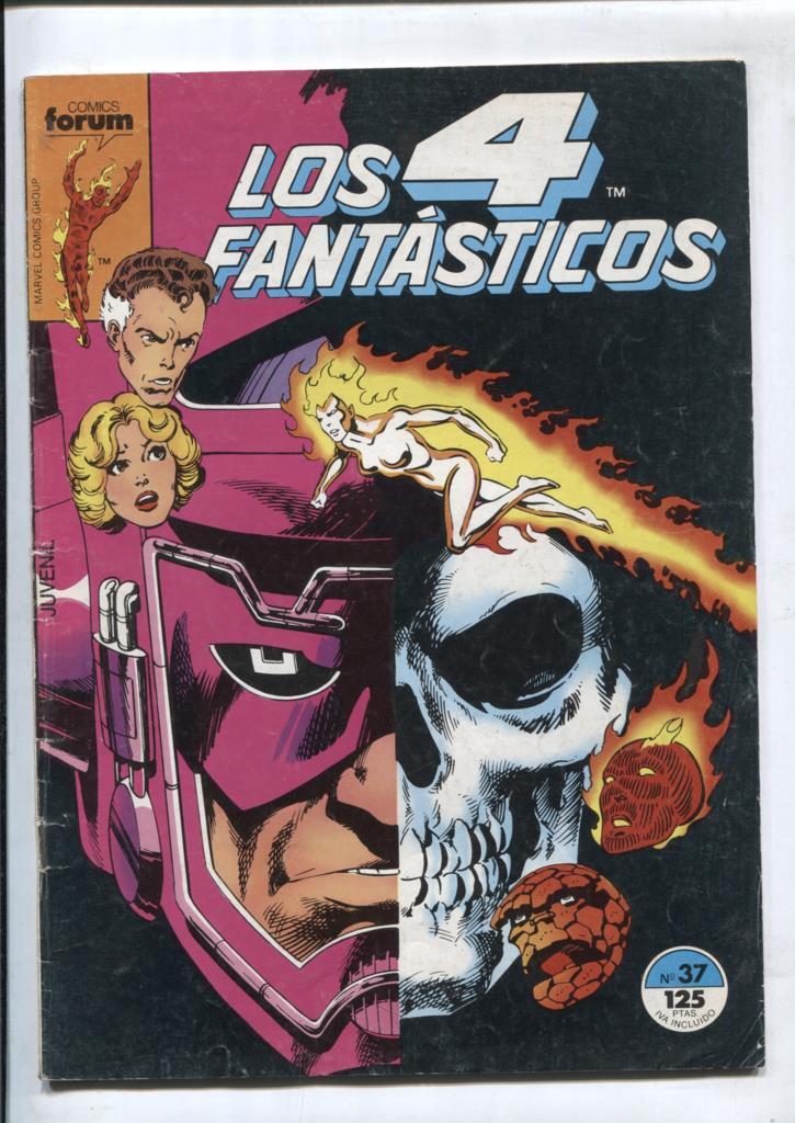Los 4 Fantasticos volumen 1 numero 037: (numerado 1 en trasera)