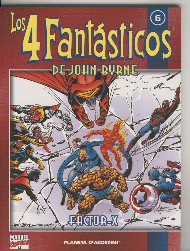 Coleccionable Los 4 Fantasticos de John Byrne numero 06