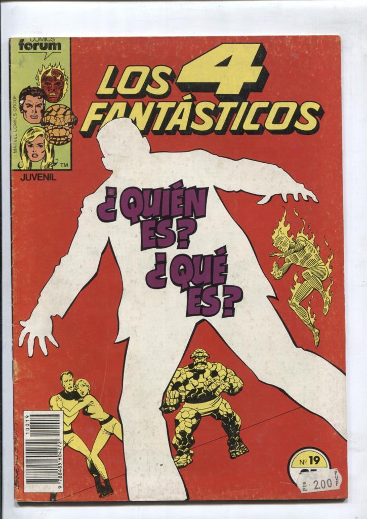 Los 4 Fantasticos volumen 1 numero 019: (numerado 1 en trasera)