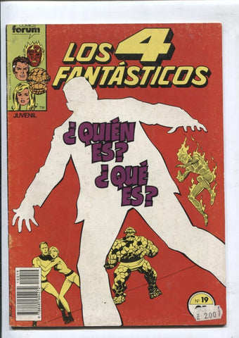 Los 4 Fantasticos volumen 1 numero 019: (numerado 1 en trasera)