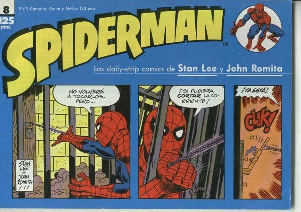 Spiderman tiras de prensa numero 08: Peter Parker contra Spiderman