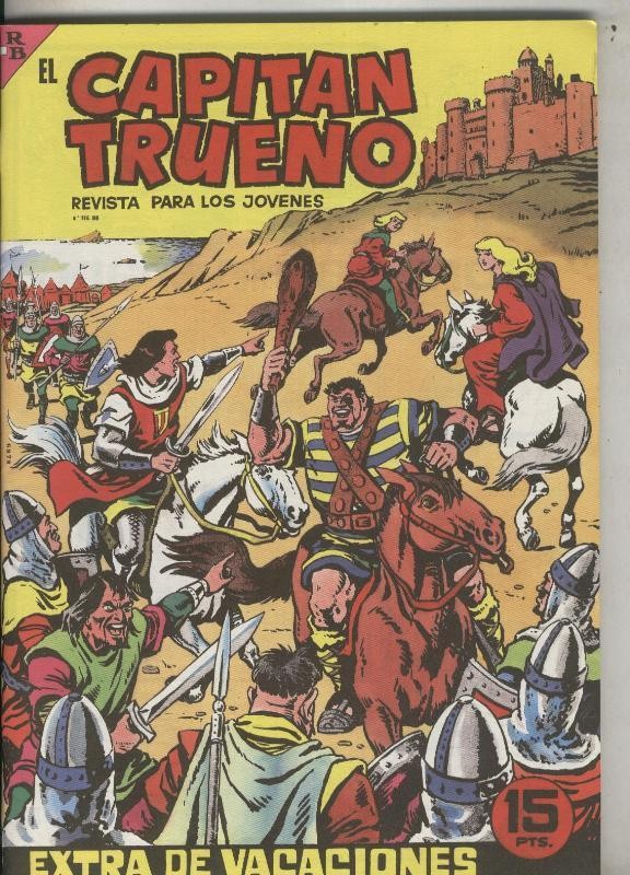 Facsimil: El capitan Trueno extra vacaciones 1965: el conde bromista