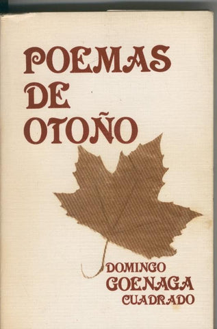 Poemas de otoño (tiene alguna hoja suelta)