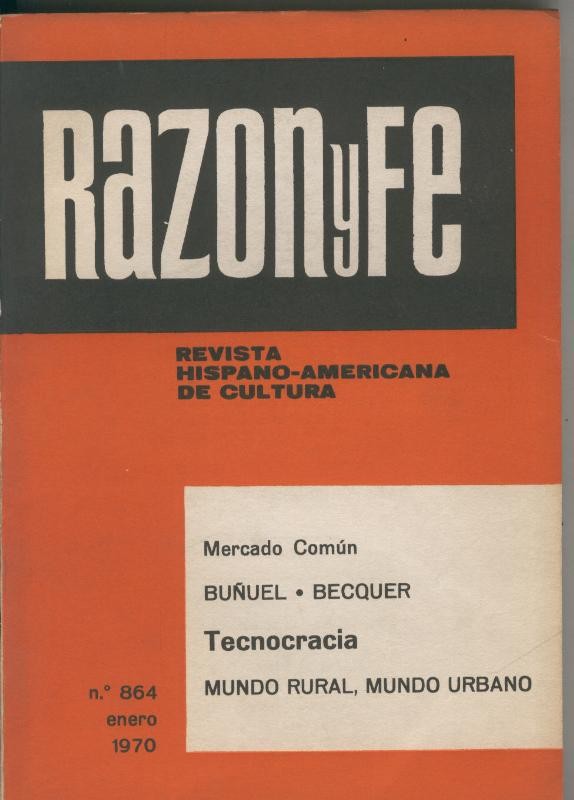 Razon y fe enero 1970