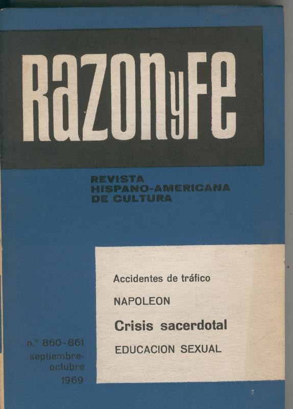 Razon y fe septiembre-octubre 1969