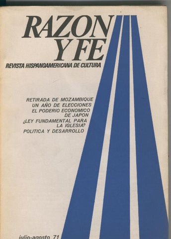 Razon y Fe julio-agosto 1971