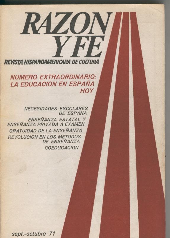Razon y fe sept-octubre 1971