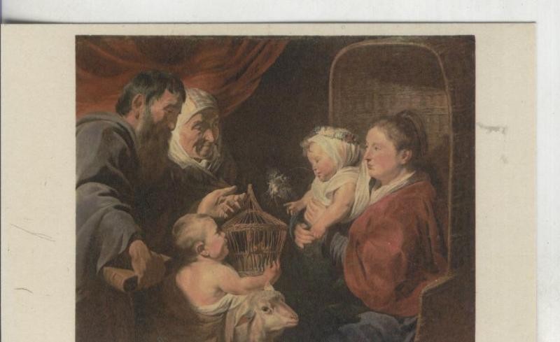 Postal 000150: Jacob Jordaens: The Holy Family