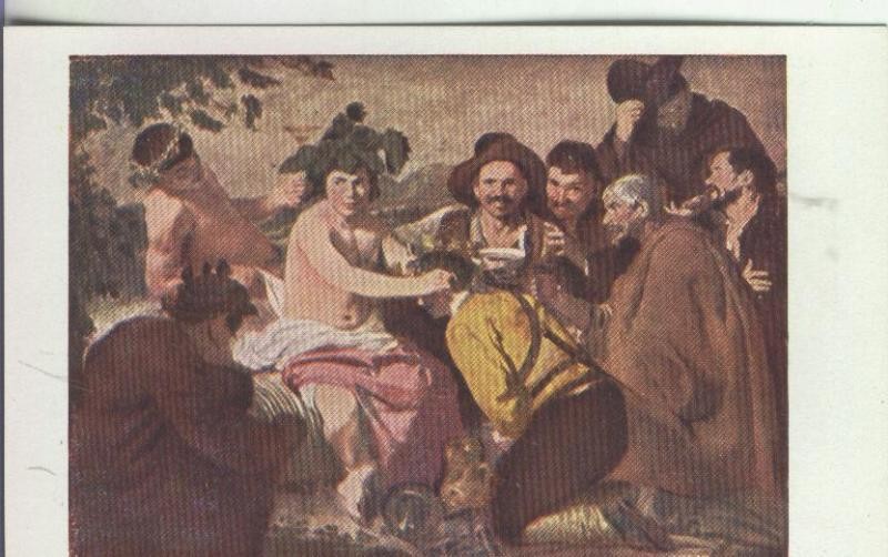 Postal 000182: Velazquez: Los borrachos