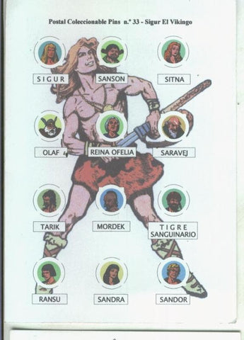 Postal 000320: Sigur el vikingo 