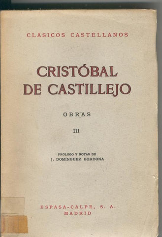Obras Tomo III