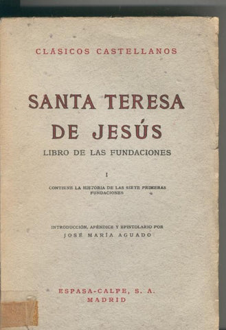 Libro de las Fundaciones Tomo I