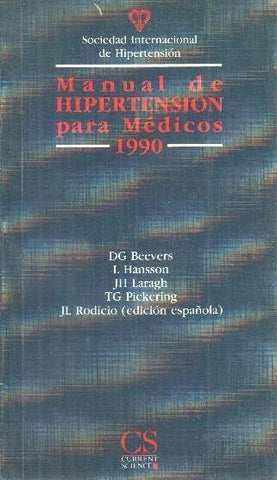 Manual de Hipertension para medicina 1990