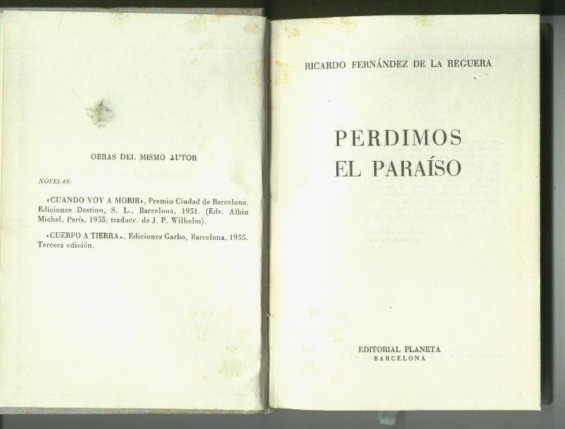 Porque perdimos el paraiso