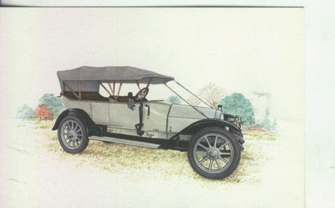 Postal 000009: Coche Isotta Fraschini B 28/35 - 1906