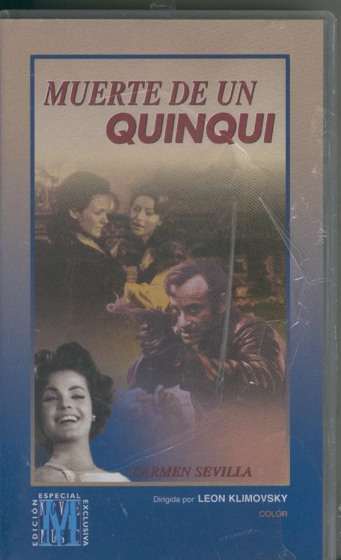 Video VHS: Muerte de un quinqui: Carmen Sevilla,etc