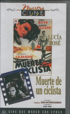 Video VHS: Muerte de un ciclista: Lucia Bose-Alberto Closas,etc