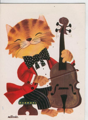 Postal 006881: Dibujo infantil, ilustracion de Antonio