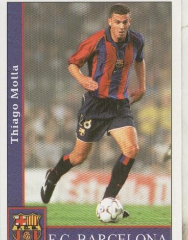 Cromos: Liga 2002: F.C.Barcelona: Thiago Motta