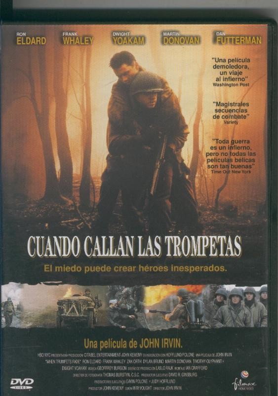 Pelicula DVD: Cuando callan las trompetas