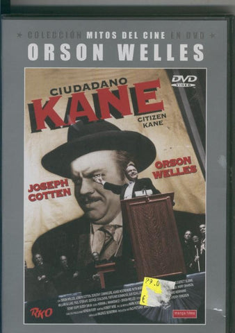 Pelicula DVD: Mitos del Cine: Ciudadano Kane
