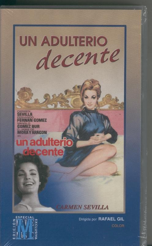 Video VHS: Un adulterio decente