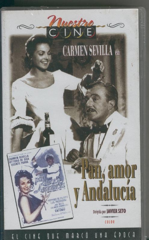 Video VHS: Pan, amor y andalucia