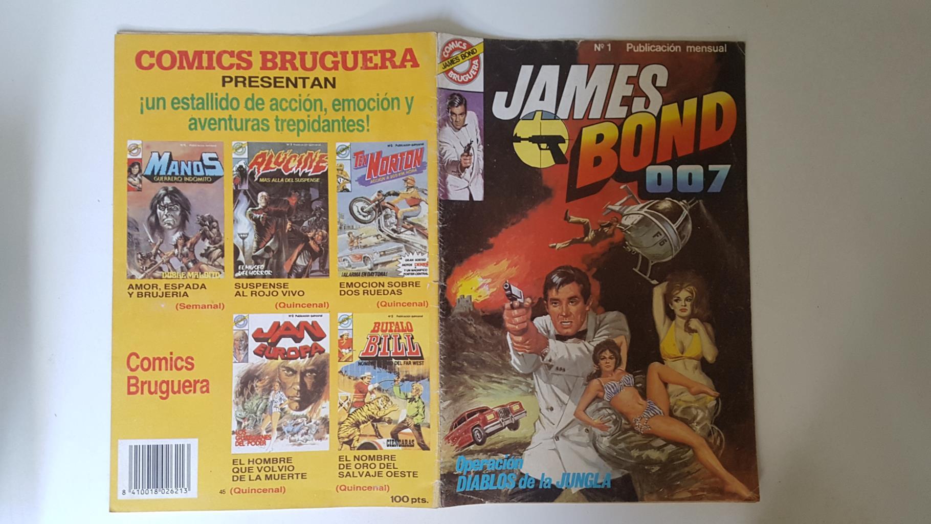 Bruguera: James Bond numero 1 (numerado 1 en interior)