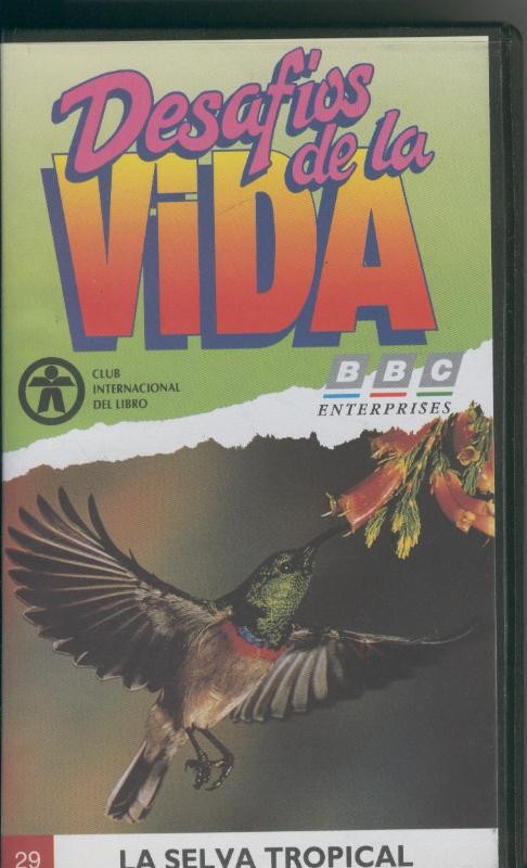 Video VHS: Desafios de la vida numero 29: La selva tropical